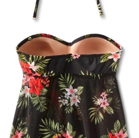 NWT Ladder Trim Flyaway Tankini Set by Kona Sol Size M (8-10) - Picture 5 of 9